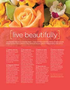 LIVE LIKE A FLOWER: Live Beautifully
