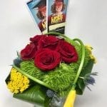 Starbright Floral Design paired flowers with movie and theater tickets for a memorable Mother’s Day promotion.