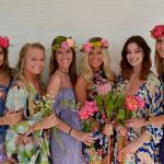 Christy Hulsey teaches sorority leaders how to design flower crowns, then they replicate the “DIY” workshop with new members as a bonding experience.