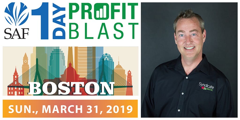 Industry pro will speak at Profit Blast in Boston Sponsored by Jacobson, the SAF 1-Day Profit Blast in Boston will feature Jody McLeod, AIFD, NCCPF, who will present "Design Hacks and Smart Services to Delight Consumers," sponsored by Syndicate Sales.