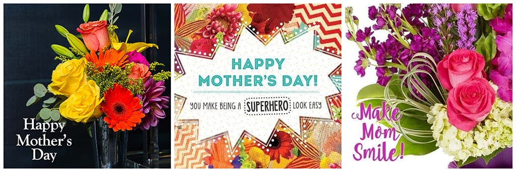 Mother's Day marketing collage
