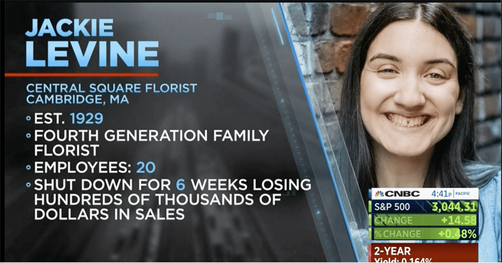 SAF Florist Discusses Comeback on CNBC